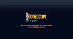 Desktop Screenshot of gonzo-clips.com