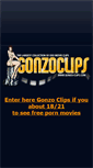 Mobile Screenshot of gonzo-clips.com