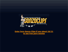 Tablet Screenshot of gonzo-clips.com